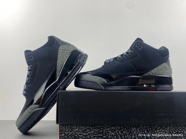 Official Maikesneakers Air Jordan Black 3 CK9246-168 Retro Cat 0810